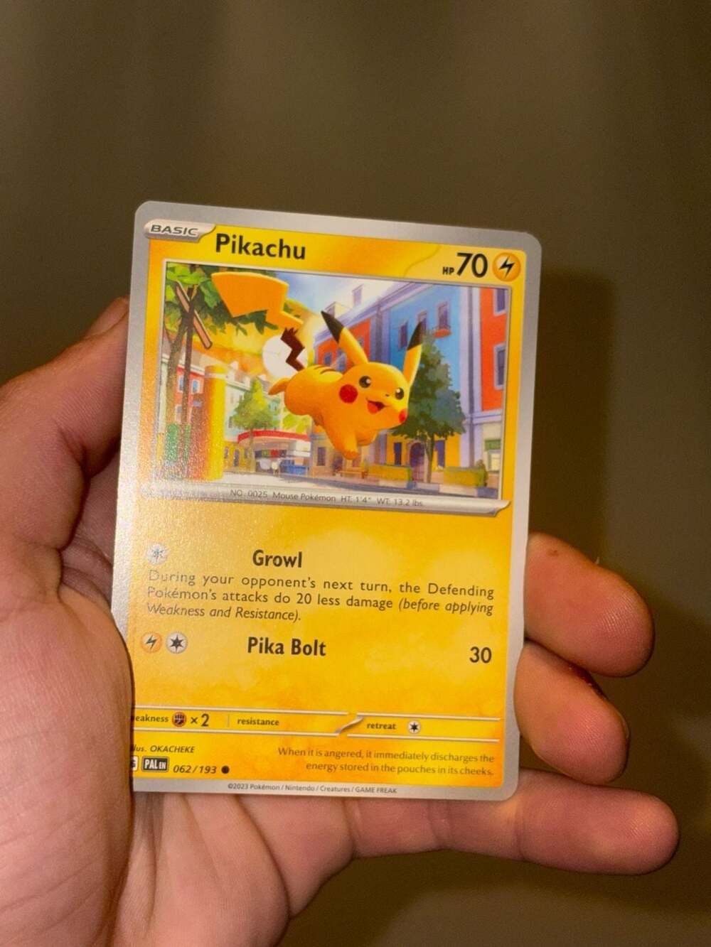Pikachu 062/193 - Scarlet & Violet: Paldea Evolved Pokemon Trading Card